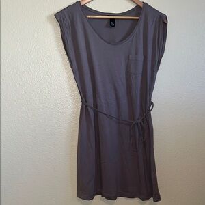 H&M Brown Midi Dress